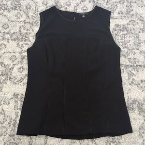 Ann Taylor Petite Black Sleeveless tank top